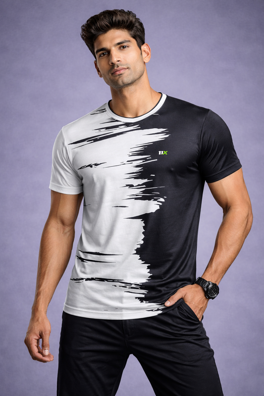 Dual Tone Performance Activewear T-Shirt