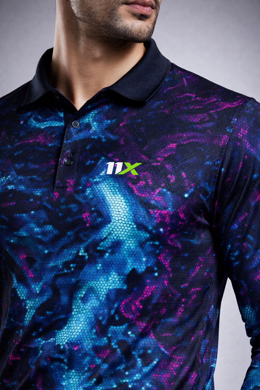 Neon Fusion Full Sleeve Performance T-Shirt for Men