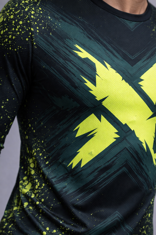 Neon X Performance Full Sleeve Sports T-Shirt for Men