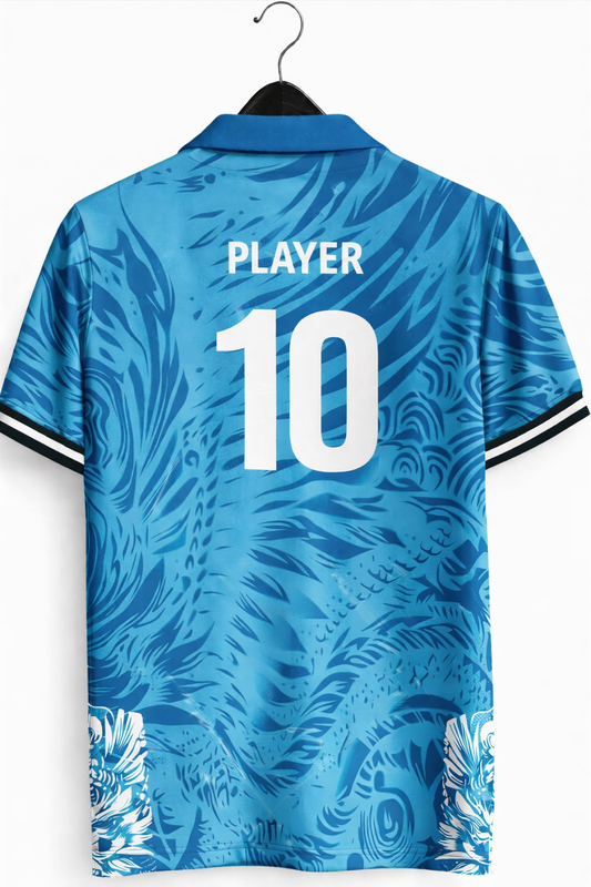 Custom Blue Sports Polo T-Shirt for Teams