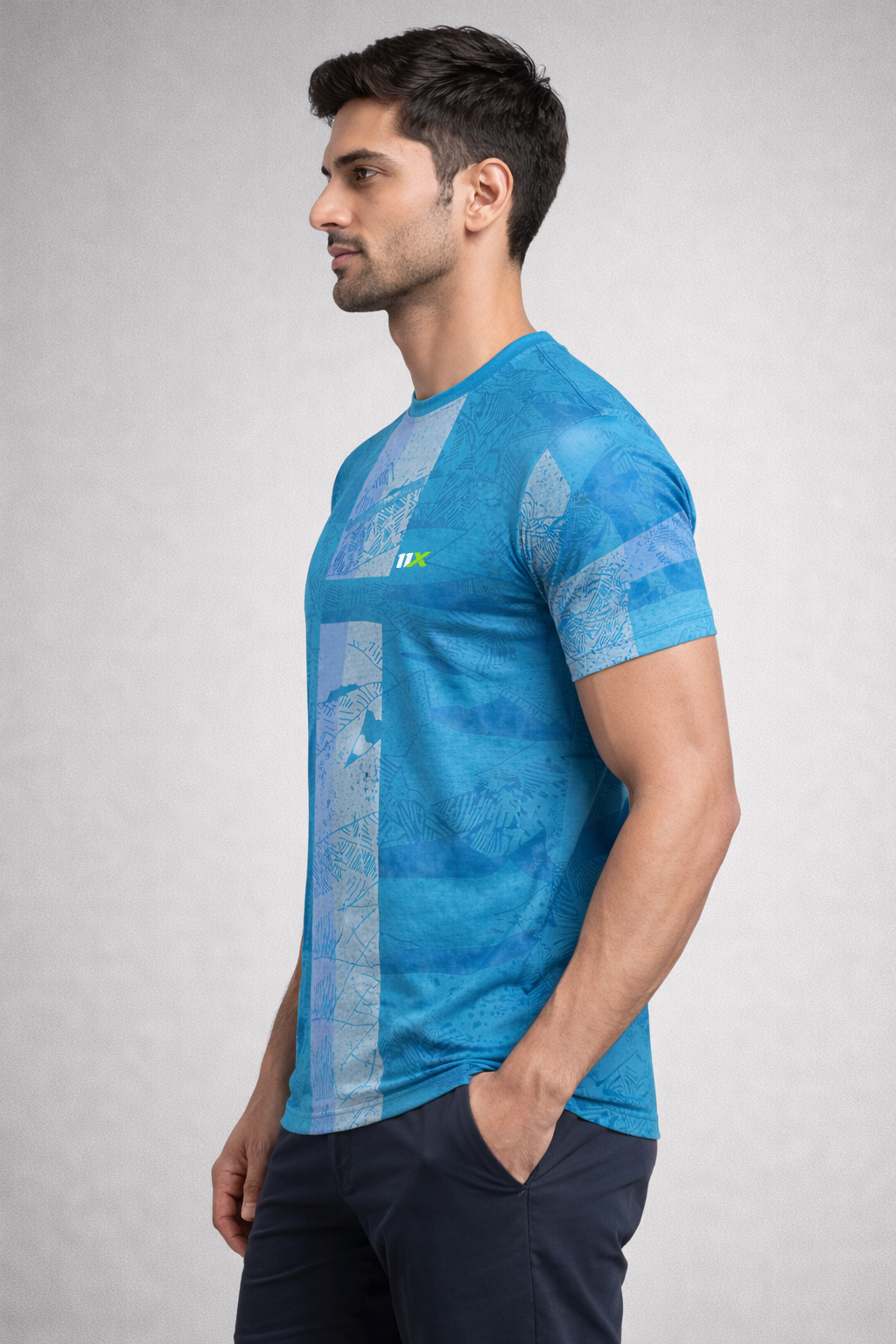 Men’s Round Neck Performance T-Shirt – Lightweight Breathable Sportswear