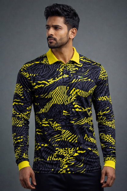 Men’s Full Sleeve Performance Polo T-Shirt