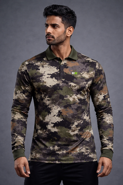 Men’s Camouflage Performance Polo T-Shirt